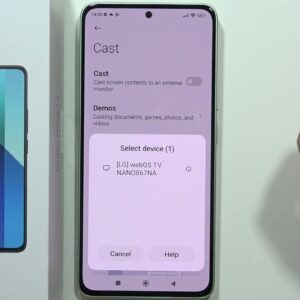 How to Connect Redmi Note 13R to Smart TV