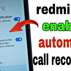 How to record phone Call on Xiaomi Redmi Note 9