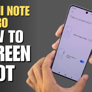 How to take Screenshots on Xiaomi Redmi Note 13